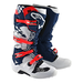 ALPINESTARS TECH 7 MX BOOT SOLID WHITE  NAVY %281%29